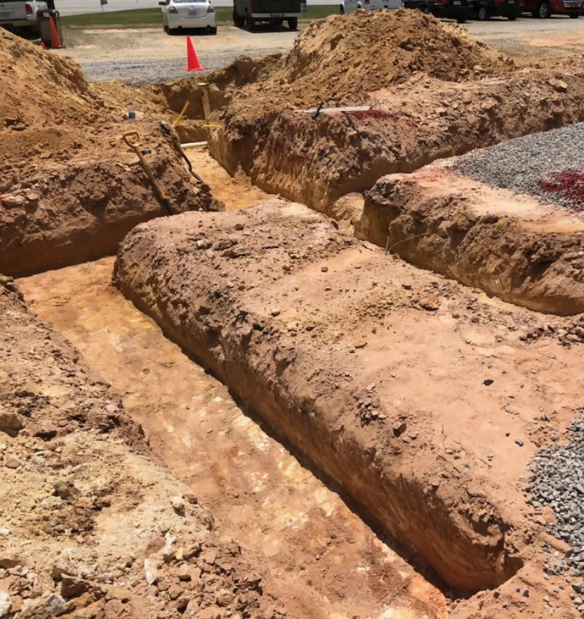 digging footers